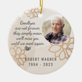 Cerâmica Até Nos Encontrarmos De Novo No Ornamento De Fotos