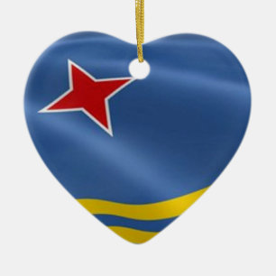 Cerâmica Bandeira do ornamento de Aruba