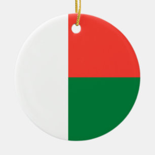 Cerâmica Bandeira do ornamento de Madagascar