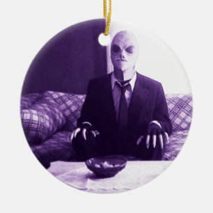 Cerâmica Bob o ornamento de observação estrangeiro da tev