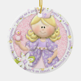 Cerâmica Bonito como ornamento de fotos da princesa