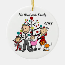 Cerâmica Casal, duas meninas, ornamento do feriado de dois