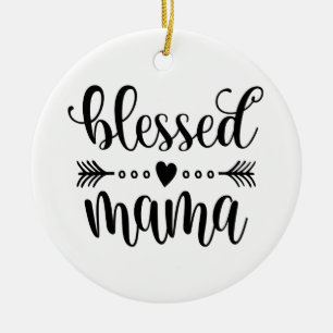 Cerâmica Citação de Dia de as mães da mamãe  Ornamento