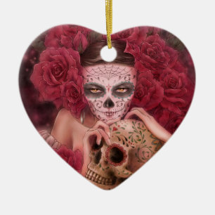Cerâmica Diâmetro de los Muertos Ornamento