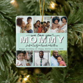 Cerâmica Elegante personalizado, amamos seu ornamento de mã