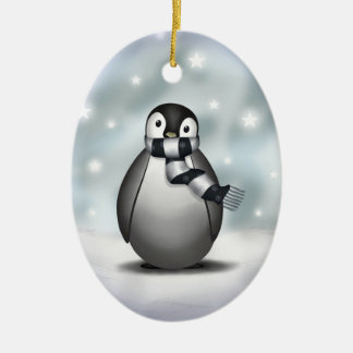 Cerâmica Emmy o pinguim de imperador - ornamento
