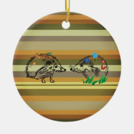 Cerâmica Engrenagens de Arte Queda Ornamento de Amor