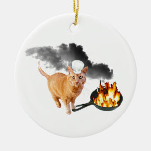 Cerâmica Esquilo com ornamento cerâmico de Acorn colorido