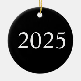 Cerâmica Estilo de Quadro Personalizável 2025 Ornamento