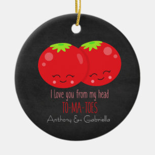 Cerâmica Eu te amo de minha cabeça a meu ornamento dos