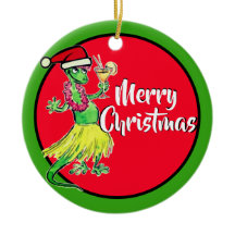 Feriado cerâmico do Natal do ornamento de Cuz & de