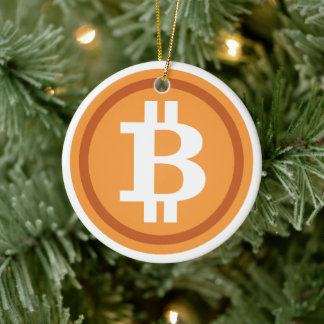 Cerâmica Feriado de Cripto de Ornamento de Árvore de Natal 