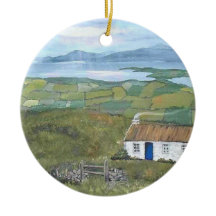 Feriados de Árvore de Natal em Ornamento Irlandês