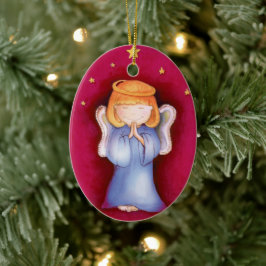 Cerâmica Foto do próprio ornamento vermelho de natal de Bab