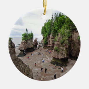 Cerâmica Hopewell balança o ornamento de Canadá da maré