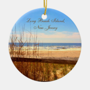Cerâmica Ilha de Long Beach, ornamento da praia de NJ LBI