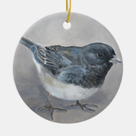 Cerâmica Junco Snowbird - Ornamento de Arte
