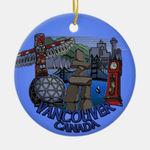 Cerâmica Lembranças personalizadas ornamento de Vancôver