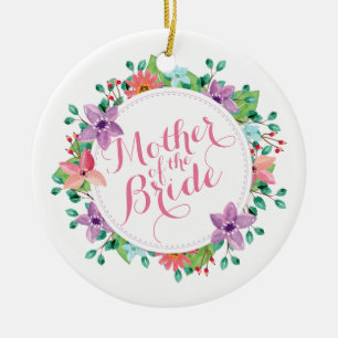 Cerâmica Mãe da noiva que Wedding o ornamento de