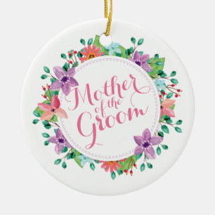 Cerâmica Mãe do noivo que Wedding o ornamento de