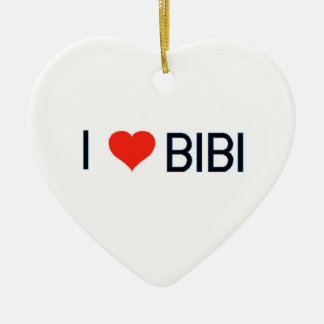 Cerâmica Mim ornamento de Bibi do coração