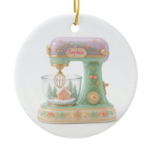 Misturador de Pastel Globo de Neve Ornamento Perso