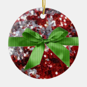 Cerâmica Modelo de Ornamento de Árvore de Natal de Foto