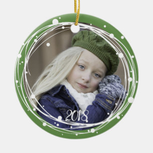 Cerâmica Neve Bolhas de Natal Ornamento de Terra de Natal