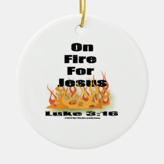 Cerâmica No fogo para o ornamento de Jesus