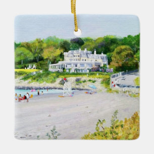 Cerâmica O Chanler no Ornamento RI do Newport de First Beac