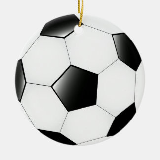 Cerâmica O dobro tomou partido ornamento da bola de futebol
