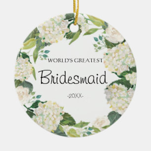 Cerâmica O maior ornamento de Bridesmaid do mundo