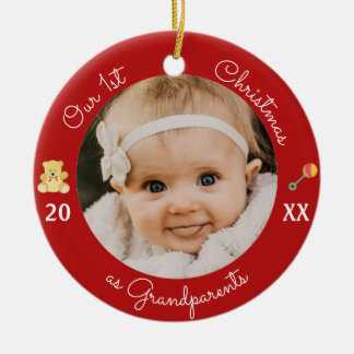 Cerâmica O nosso Natal de 1rua como Ornamento Fotográfico d