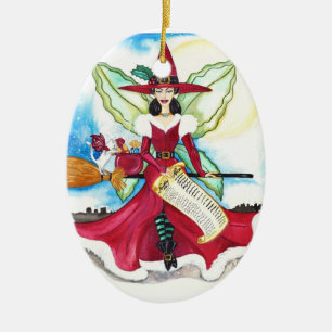 Cerâmica O ornamento da fada de Yuletide