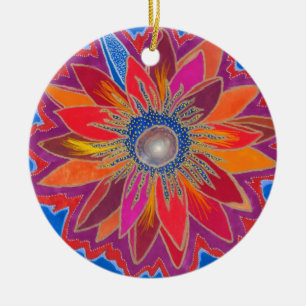 Cerâmica O ornamento de ardência de Lotus