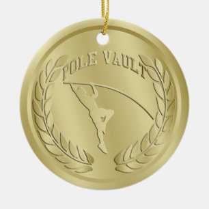 Cerâmica O ouro do Vault de pólo tonificou o ornamento da
