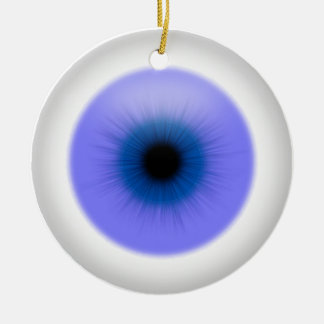 Cerâmica Olhos azuis de suspensão no ornamento do globo