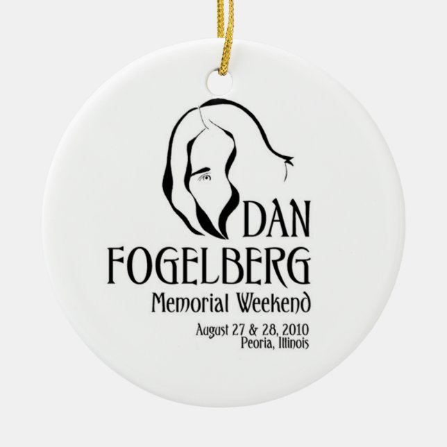 Cerâmica Ornamento 2010 memorável do fim de semana do DF (Frente)