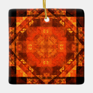 Cerâmica Ornamento ao quadrado Abstrato de bênção