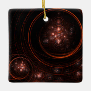 Cerâmica Ornamento ao quadrado de Abstrato de Starlight