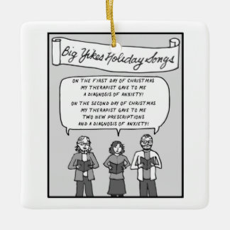 Cerâmica Ornamento Big Yikes: 12 dias de Natal