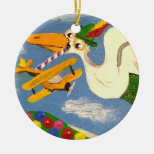 Cerâmica Ornamento cansado de Willie