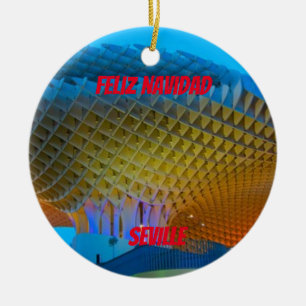 Cerâmica Ornamento Cênico da Espanha de Sevilha