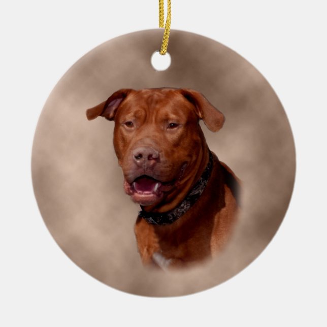 Cerâmica Ornamento cerâmico da árvore de Natal (Frente)