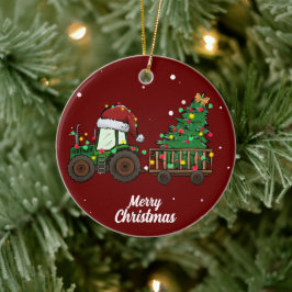 Cerâmica Ornamento cerâmico de árvores de Natal agradáveis