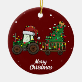 Cerâmica Ornamento cerâmico de árvores de Natal agradáveis
