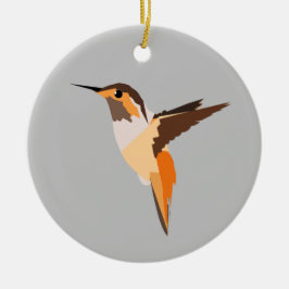 Cerâmica ornamento cerâmico de beija-flor