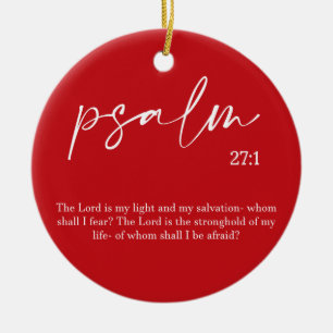 Cerâmica Ornamento Cerâmico de Bíblia Vermelha Natal Vers