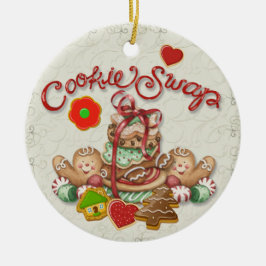 Cerâmica Ornamento Cerâmico de Bolachas de Natal