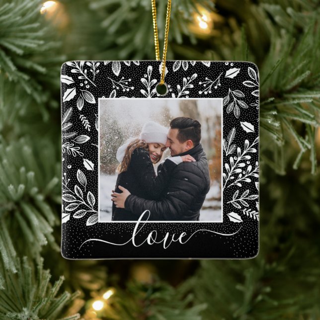 Cerâmica Ornamento cerâmico de botânicos de Natal (Árvore)